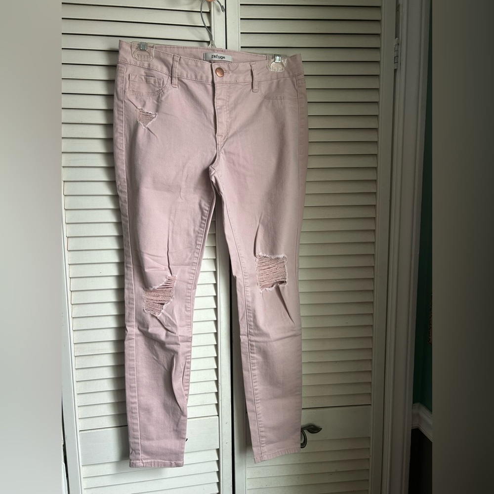 Refuge Blush Pink Denim